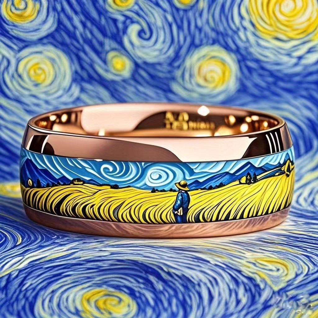 Stylish Stainless Steel Ring — Unisex Gift for All Occasions